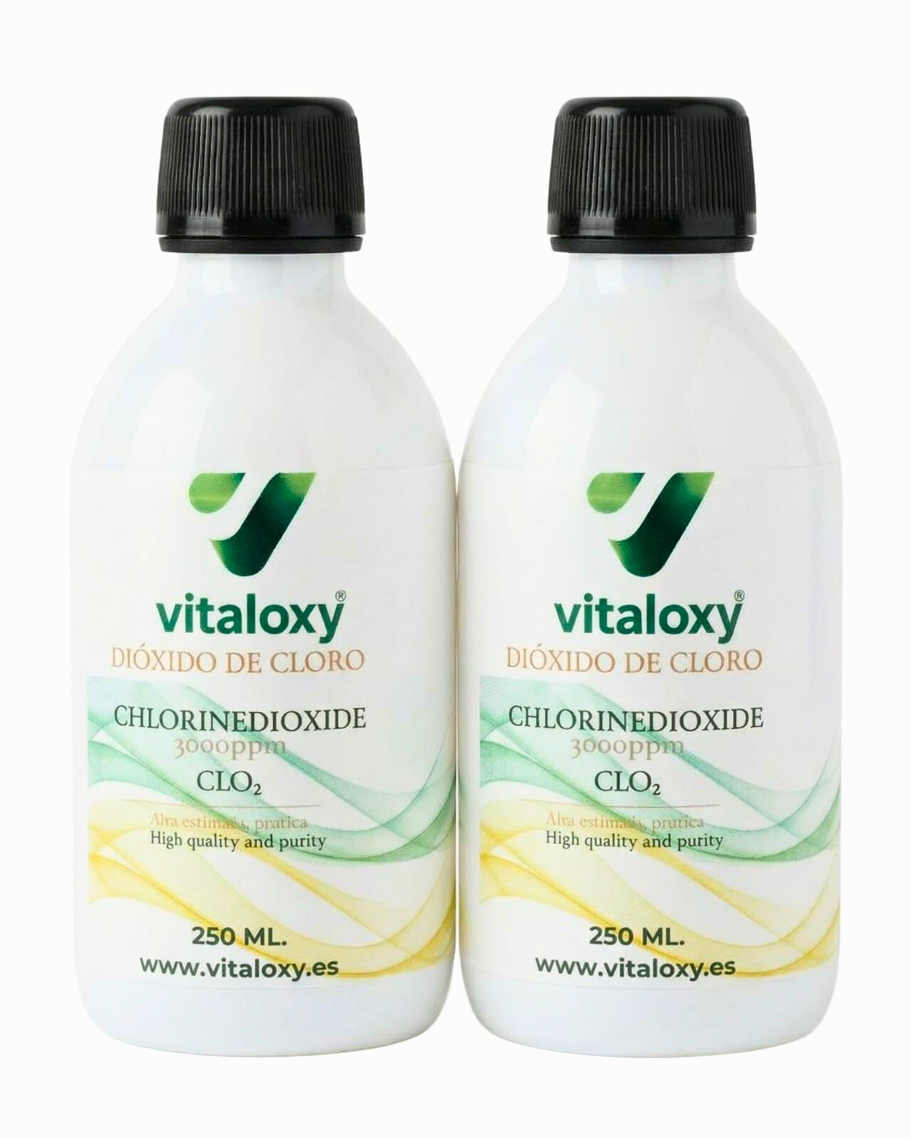 PACK ×2 DIOXIDO DE CLORO 250ML (500ml)