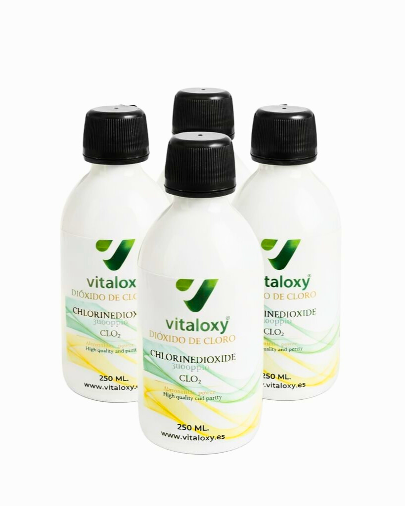 PACK ×4 DIOXIDO DE CLORO 250 ML(1000L)